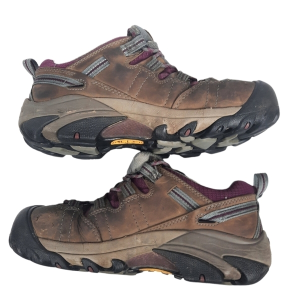 Keen Utility Women's Detroit XT Steel Toe Brown and Purple Size 8.5W Women's - Picture 7 of 13